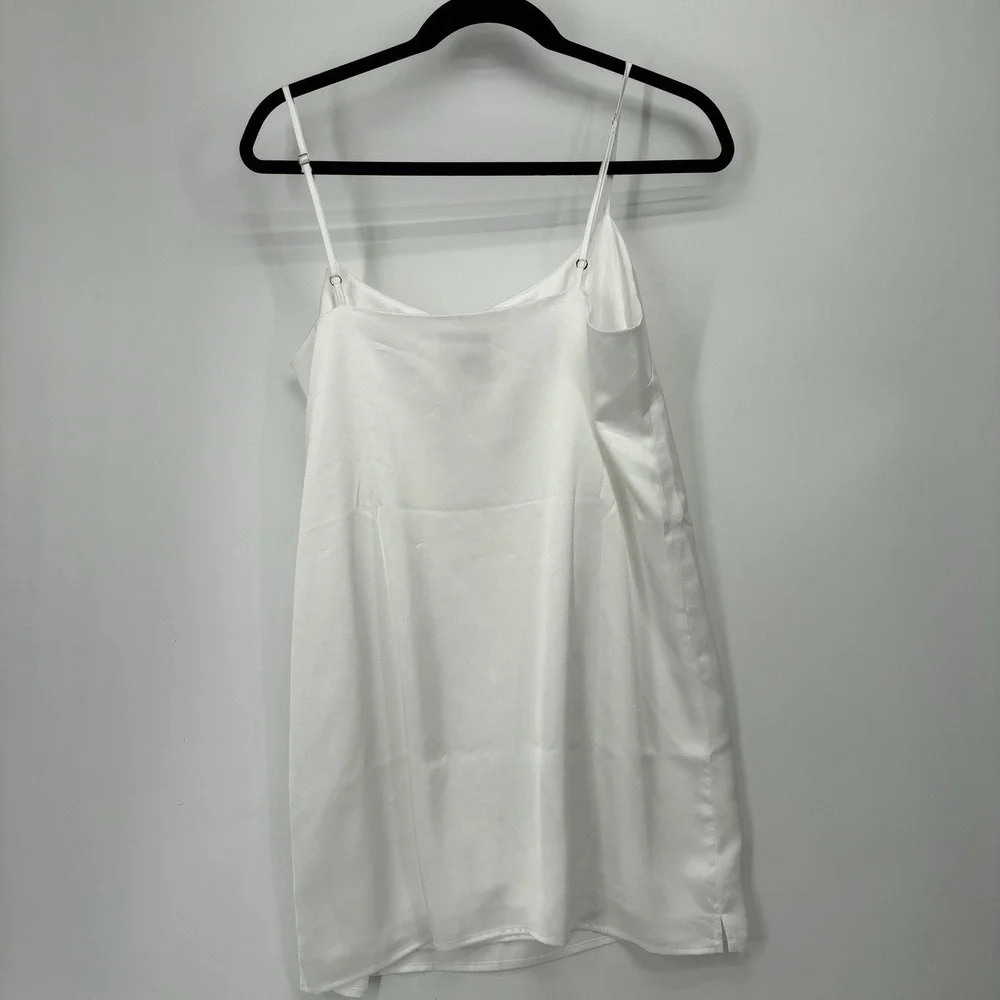 Show Me Your Mumu Slip Dress Medium Ivory Luxe Satin Weddings Best Day‎ Ever NWT